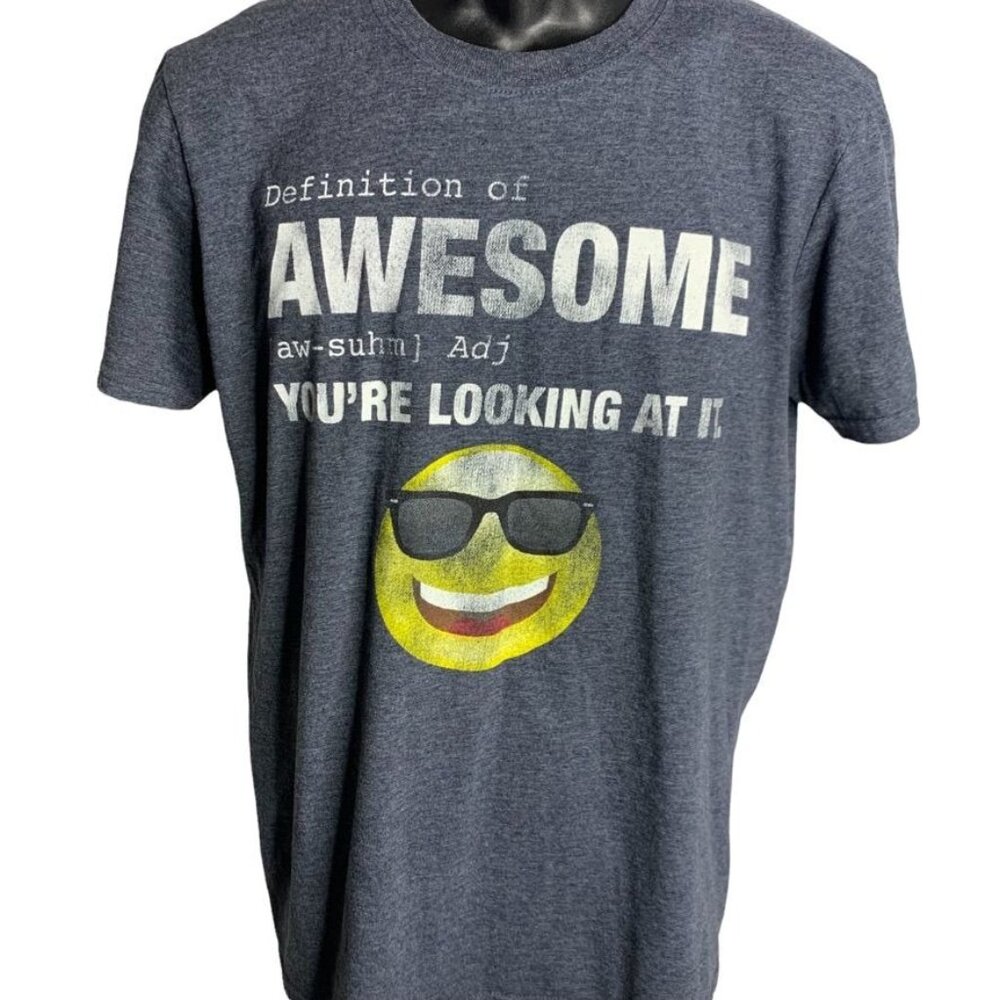 Mens Funny Shirt Definition Of Awesomeness Your Looking At It Sz M